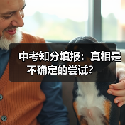 中考知分填报：真相是不确定的尝试？（图3）