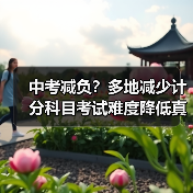 中考减负？多地减少计分科目考试难度降低真相（图3）