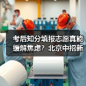 考后知分填报志愿真能缓解焦虑？北京中招新政背后的隐忧（图4）