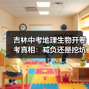 吉林中考地理生物开卷考真相：减负还是挖坑？（图1）