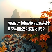 强基计划高考成绩占比85%后还能选才吗？（图4）