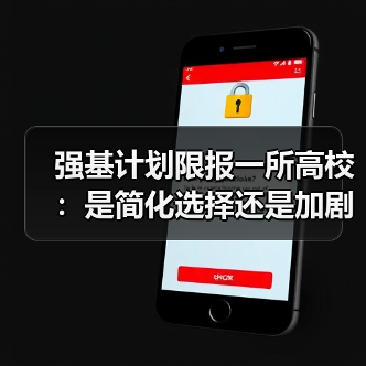 强基计划限报一所高校:是简化选择还是加剧焦虑?(图4) 强基计划限报一所高校:是简化选择还是加剧焦虑?(图4)