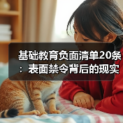 基础教育负面清单20条：表面禁令背后的现实挑战（图4）