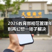 2026教育部规范管理年别再幻想一锤子解决（图4）