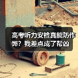 高考听力安检真能防作弊?我差点成了帮凶(图1) 高考听力安检真能防作弊?我差点成了帮凶(图1)