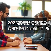 2026高考新增战略急需专业别被名字骗了?避坑指南(图1) 2026高考新增战略急需专业别被名字骗了?避坑指南(图1)