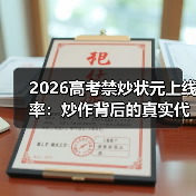 2026高考禁炒状元上线率：炒作背后的真实代价与教育反思（图4）