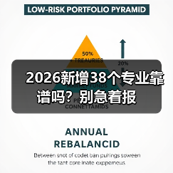 2026新增38个专业靠谱吗？别急着报（图1）