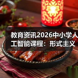 教育资讯2026中小学人工智能课程：形式主义？如何真正开齐开足开好？（图1）