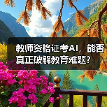 教师资格证考AI,能否真正破解教育难题?(图3) 教师资格证考AI,能否真正破解教育难题?(图3)