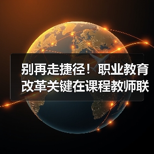 别再走捷径！职业教育改革关键在课程教师联动（图4）