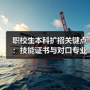 职校生本科扩招关键点:技能证书与对口专业抢跑攻略(图3) 职校生本科扩招关键点:技能证书与对口专业抢跑攻略(图3)