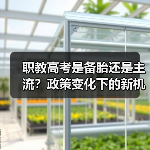 职教高考是备胎还是主流？政策变化下的新机遇（图1）