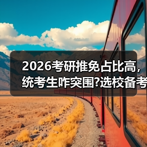 2026考研推免占比高,统考生咋突围?选校备考全攻略(图2) 2026考研推免占比高,统考生咋突围?选校备考全攻略(图2)